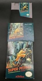 Super Pitfall NES Nintendo Entertainment System, 1987 CIB COMPLETE CLEAN! Tested