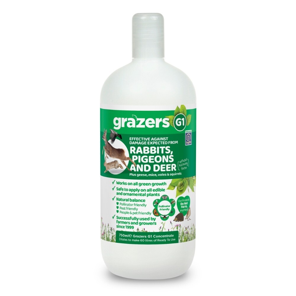 Grazers 750ml Pesticide Free Deter Rabbits Deer Pigeons Geese Repellent