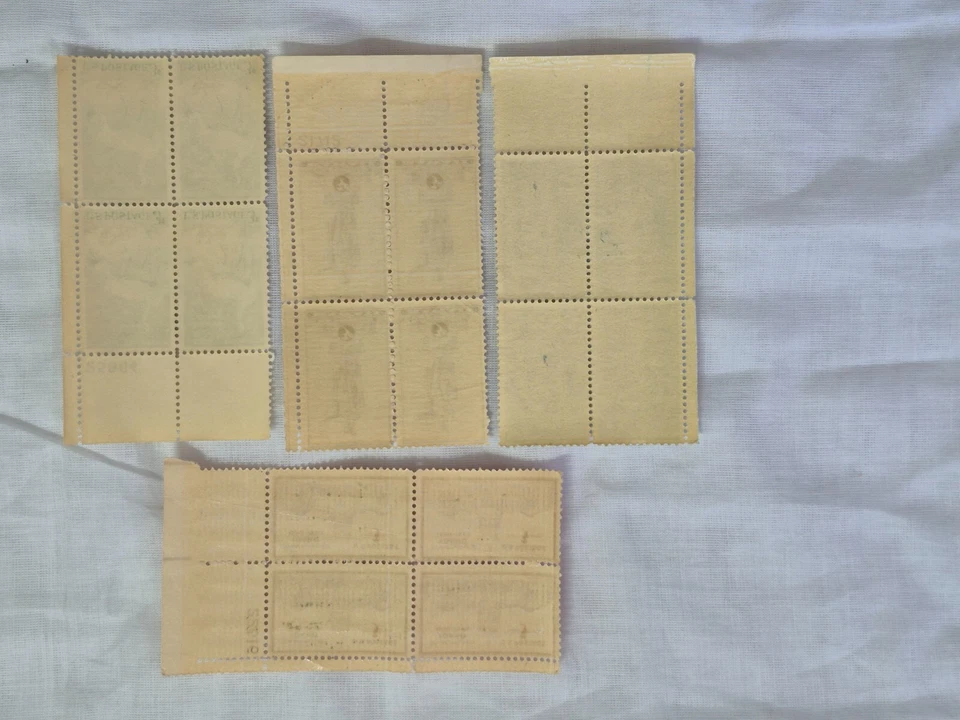 US Lots of 18 Plate# Block of 4 stamps, 3c, 4c & 5c, MNH - Image 3 of 4