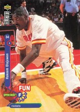 1995 Upper Deck Hakeem Olajuwon card #175 Houston Rockets Hall of Fame HOF