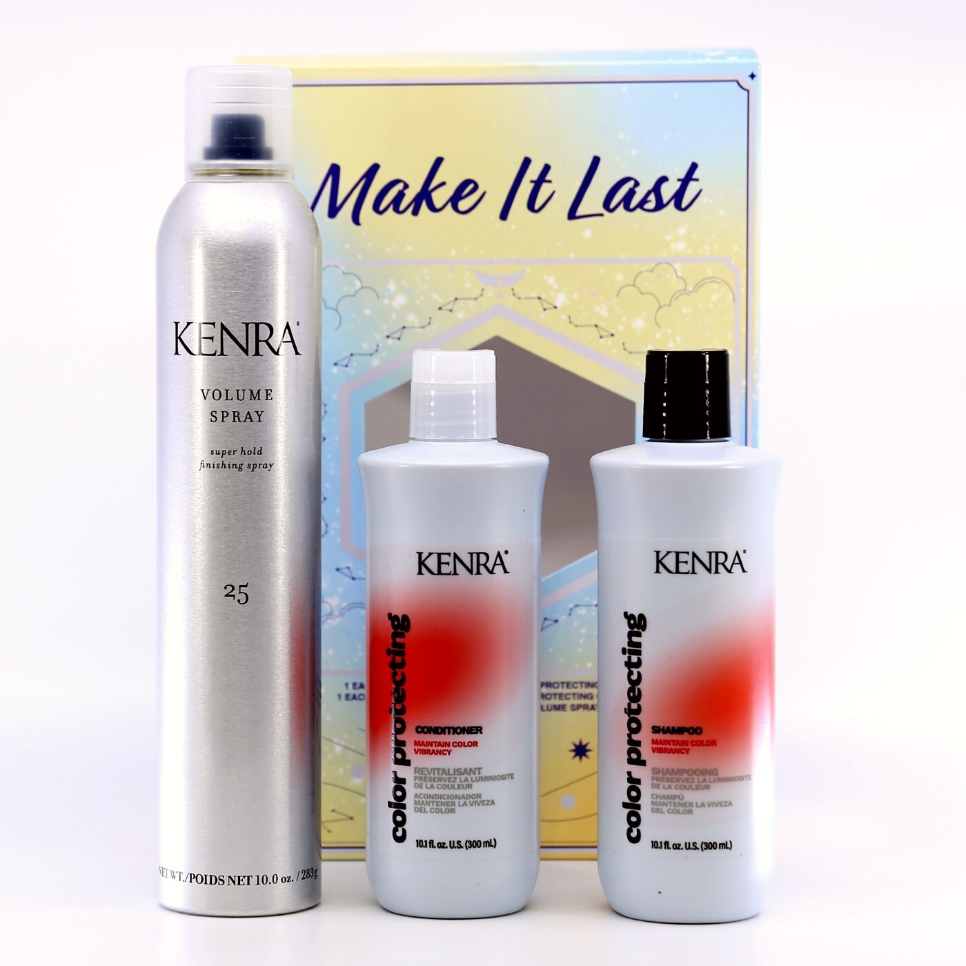 KENRA шампунь кондиционер и спрей для придания объема защищающий цвет 25 10 унций 7490₽