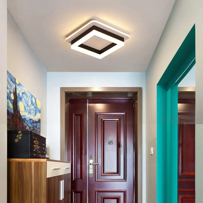 Square recessed clearance ceiling lights