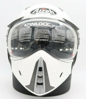 AIROH J 106 CASCO MODULARE BIANCO MENTONIERA ESTRAIBILE WHITE JET PINLOCK |  eBay