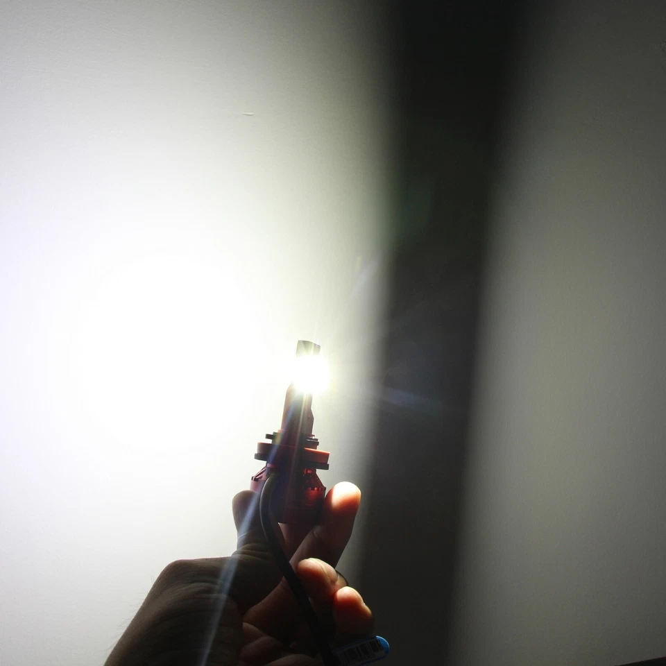 Lâmpada de neblina de direção Alla Lighting 9000LM brilhante LED H11, kit de atualização, branca - Imagem 4 de 4