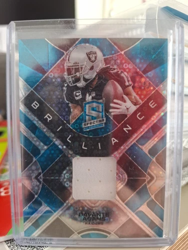 2023 Panini Spectra Football Neon Blue Davante Adams #BRI-DAD