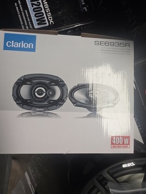 Clarion SE6935R 400W MAX Power 60W RMS 6×9  Multiaxial 3-Way Speaker -Pair
