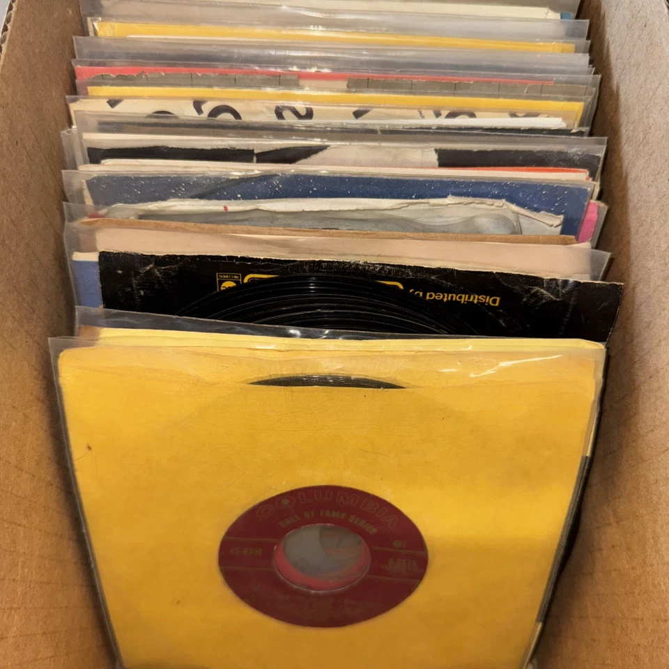45 RPM Vinyl Records - Lot of 20 Picked Random - Various Artists and Genres - Image 2 of 4
