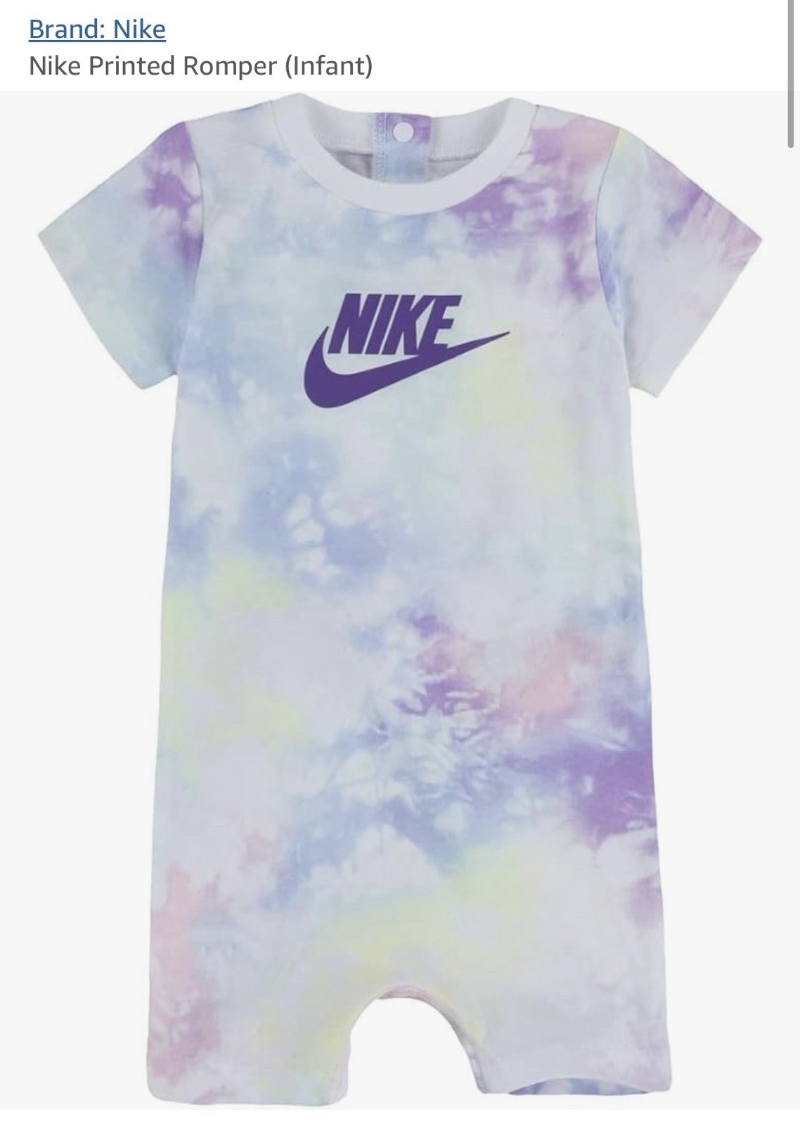 Nike Printed Romper (Infant)