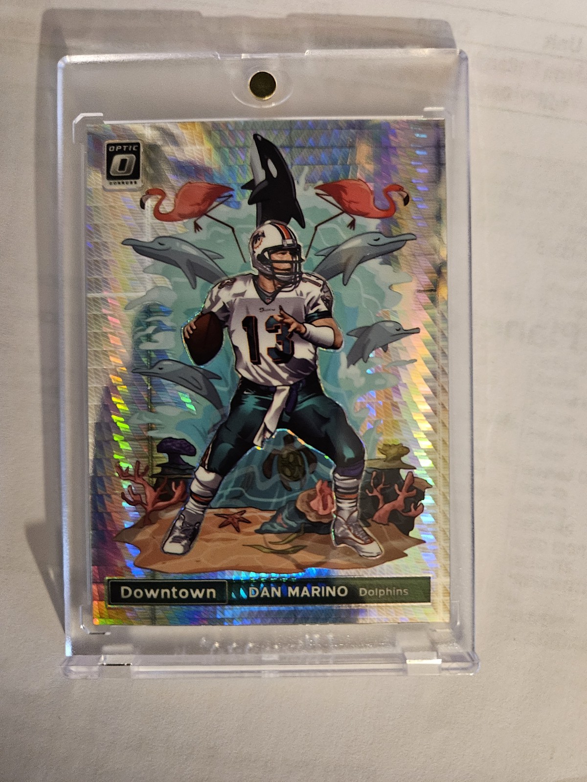 2019 PANINI DONRUSS OPTIC DOWNTOWN PRIZM #DT11 DAN MARINO HOF SHARP!!!! SSP