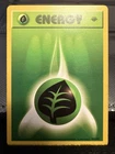 Pokemon Card - Grass Energy Base Set Shadowless 99/102 1st Edition WOTC LP