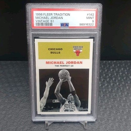 1998 FLEER TRADITION MICHAEL JORDAN VINTAGE'61 PSA 9