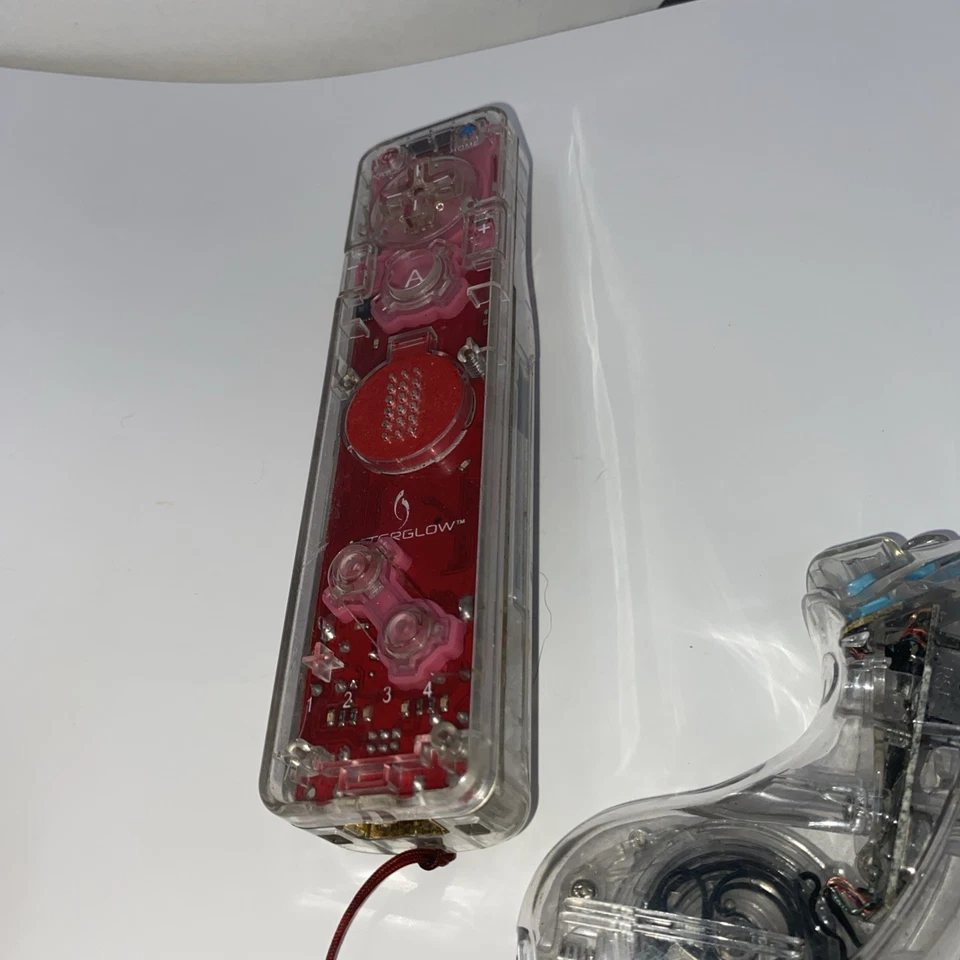 Mando a distancia Afterglow AW.1 para mando Wiimote rojo *leer piezas Foto 3 de 4