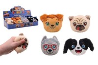 Johntoy Pluche Knijp Hond Slow Rise Speelgoed Multi Kleuren
