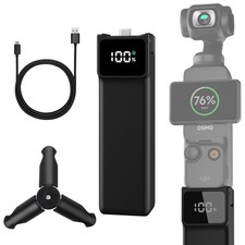 Pocket3/4 Battery Handle For DJI osmo Pocket 3 Extended Accessories 5000mAh p...