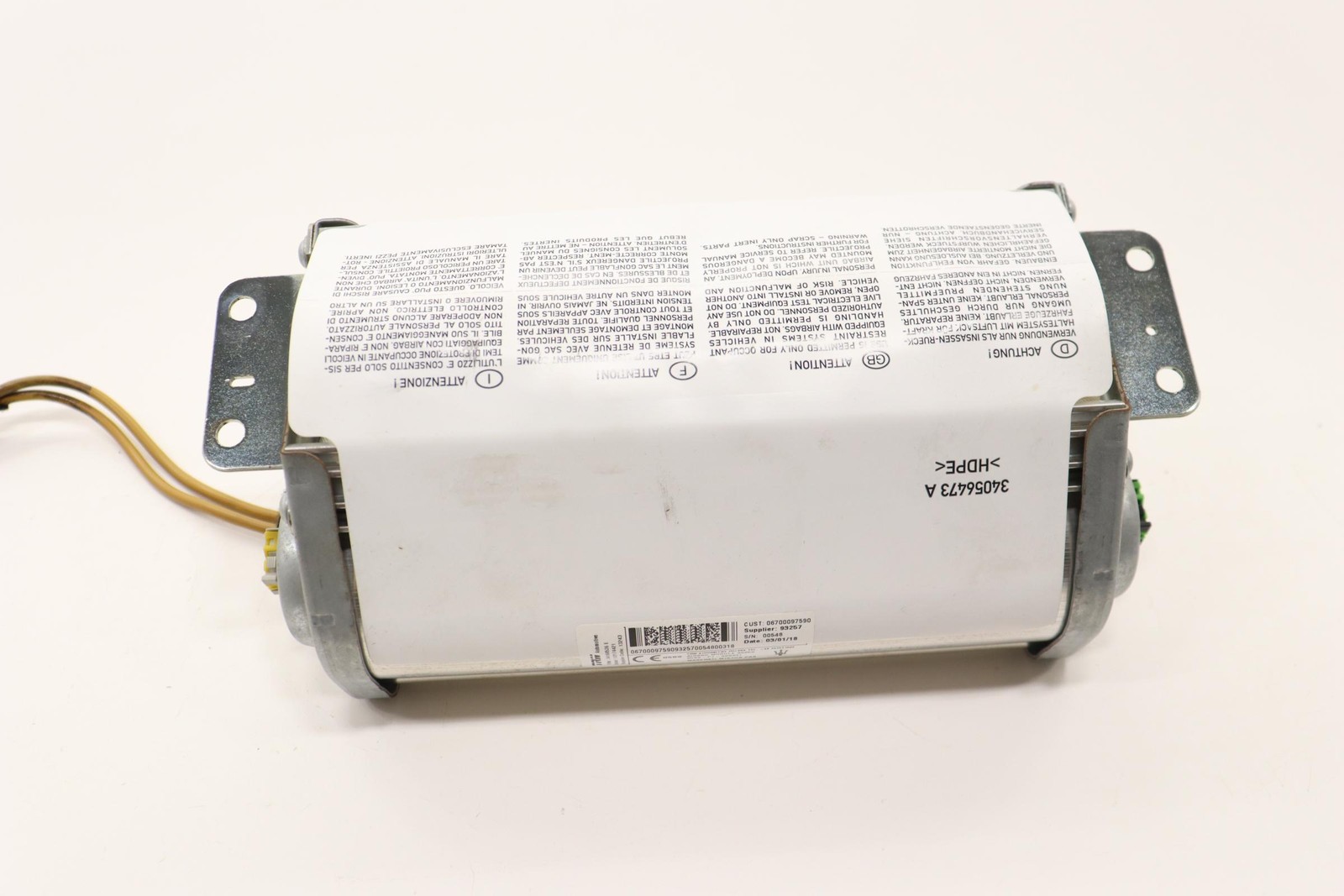 2014 - 2024 MASERATI GHIBLI FRONT DASH RIGHT SIDE AIRBAG AIR BAG OEM 06700097590