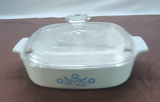Vintage CorningWare Blue Cornflower A-11 Cass...