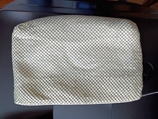 Vintage Whiting Davis White Metal Mesh Purse