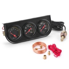 52mm 3in1 Tripple-gauge Set Oil Pressurewater Tempvoltmeter For Car Auto Truck 52mm 3in1 Tripple-gauge Set Oil Pressurewater Tempvoltmeter For Car Auto Truck