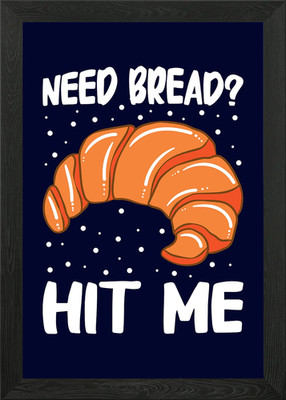 Backen Brot Bäckerei Gerahmtes Wandbild Poster Leinwandbild Bild