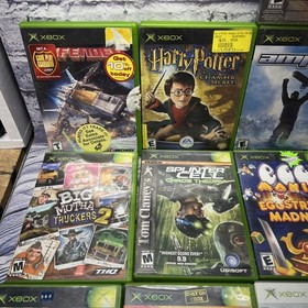 Xbox Video Games Lot Of 60 - Untested / 1 Xbox Brand Cd Holder Some Cases.