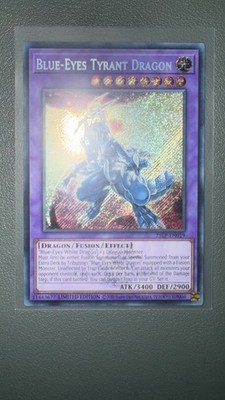 Blue Eyes Tyrant Dragon 25LP-DE019 Secret Rare Emblazoned Limited Edition