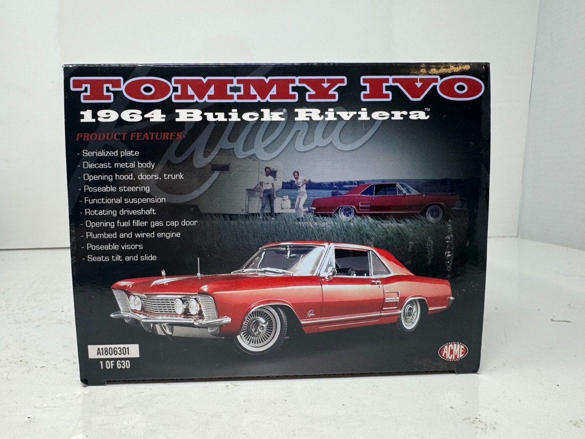 ACME Tommy Ivo 1964 Buick Riviera 1:18 Diecast Limited Edition 1