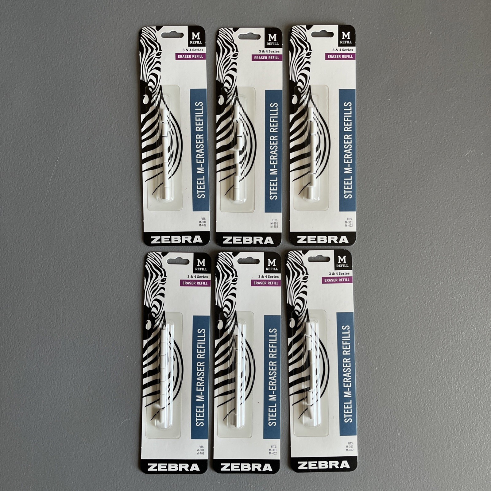 Eraser Refills - M Refills - 3 & 4 Series