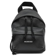Balenciaga Shoulder Bag Explorer Mini Backpack Leather Black Metal Fittings 6560