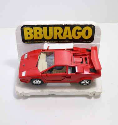Bburago Lamborghini Countach 5000 Quattrovalvole Modellauto Rot OVP Sammler