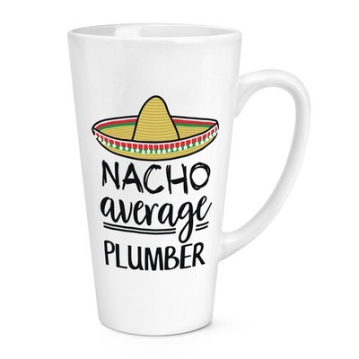 Nacho Average Plumber 17 Unzen großer Latte Becher Tasse bester Favorit lustig genial