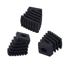 3Pcs Drum Rack Rubber Feet Drum Leg Protectors Cymbal Stand Feet Easy to Install