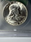 1954-P FRANKLIN HALFDOLLAR ICG-MS64 — photo 3