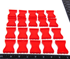 Domino Brix Lot 20 Red Stackable Tiles Replac...
