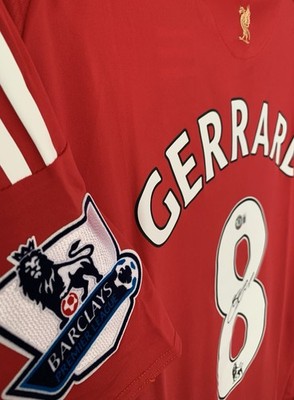 Steven Gerrard Signed Liverpool 2008/09 Home Jersey Autographed