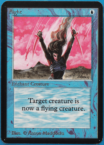 Flight Alpha NM Blue Common MAGIC THE GATHERING MTG CARD (ID# 506296) ABUGames - Picture 1 of 2