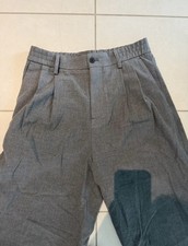 Zara Men’s Trousers Grey Wide Leg S