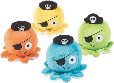 Fun Express Piratentiere Oktopus Plüsch - Spielzeug - 12 Stück 