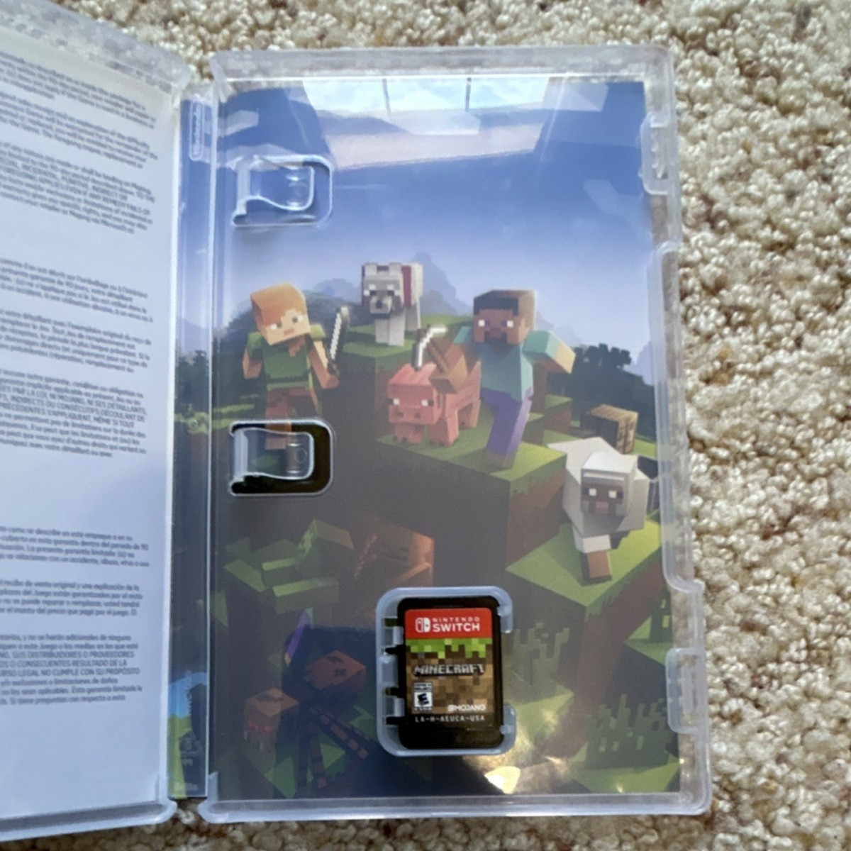 Mojang Studios Minecraft Nintendo Switch Multiplayer Super Mario