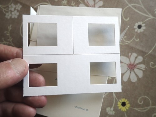 NEW! Box of 60 3D Heat Seal Cardboard Stereo Slide Mounts 7P European Style B - Picture 2 of 6