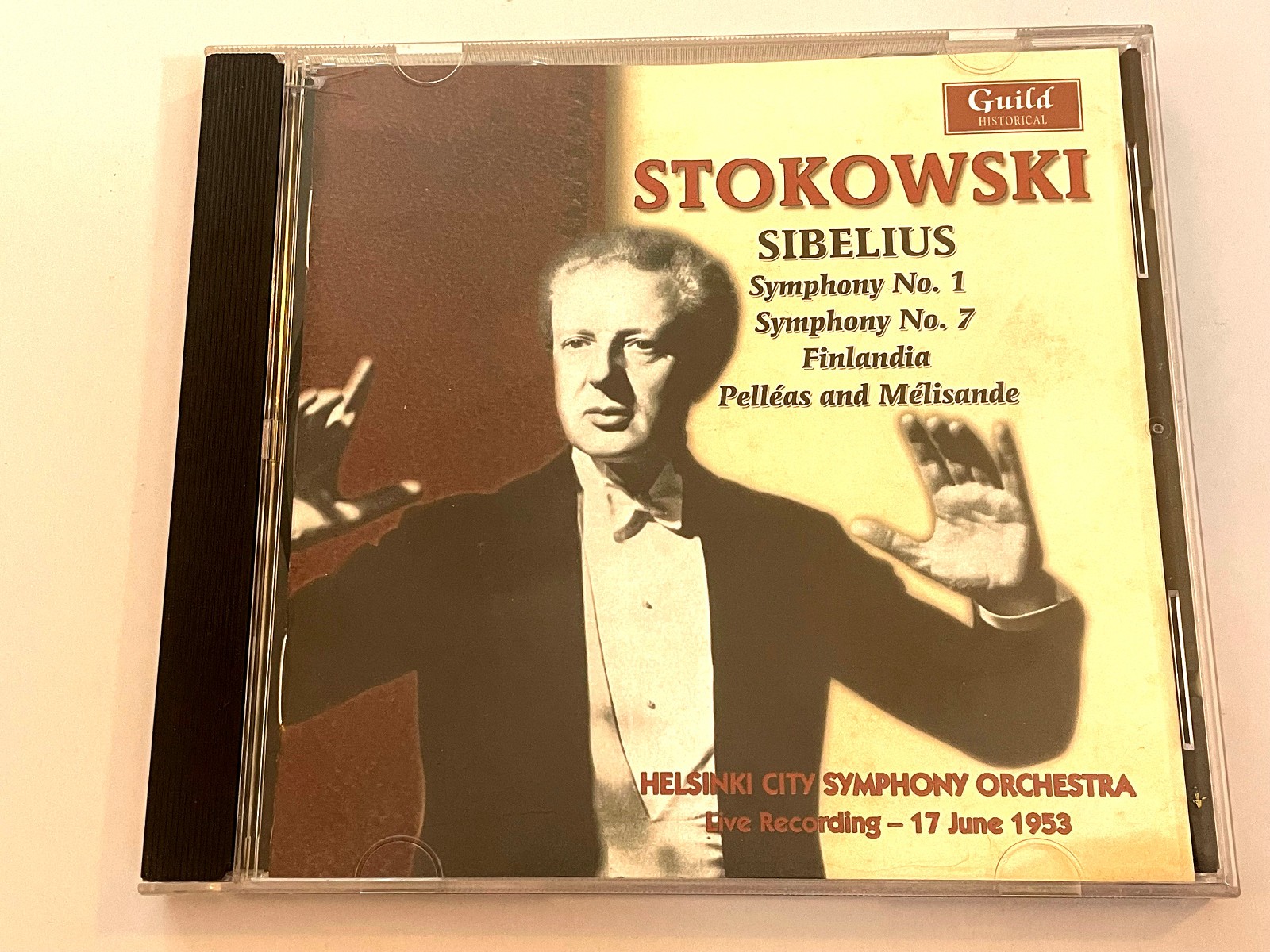 Stokowski Conducts Sibelius: Symphonies 1 & 7/Finlandia/Pelleas & Melisande (CD)