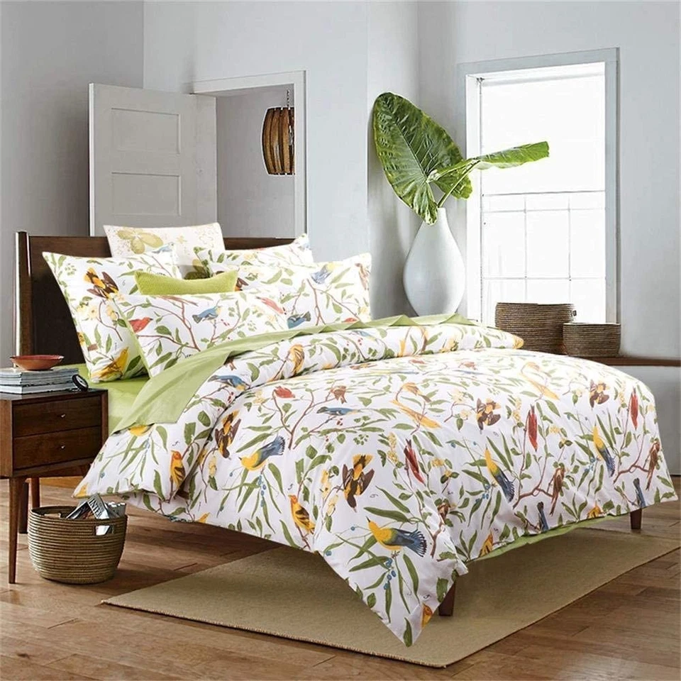 Funda nórdica tamaño king 3 piezas juego de cama floral de granja estilo pastoral cla... Foto 3 de 4