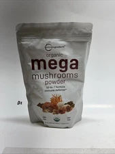 Micro Ingredients Organic Mega Mushroom Powder, 10oz, Exp 01/28/2026