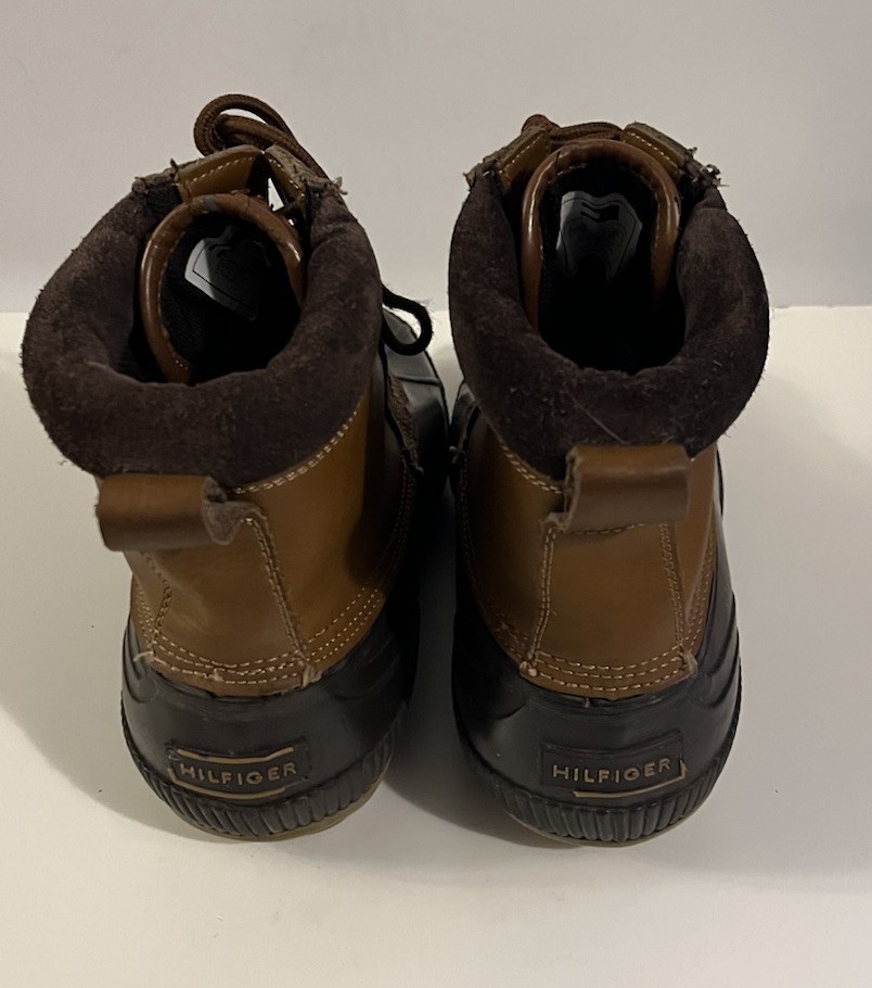 Tommy Hilfiger Leather/Rubber Duck Boots Men display picture 1