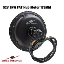 48/52V 2000W 175mm FAT BLDC Hub Motor Bike DIY Hub DC Hub Motor 35H