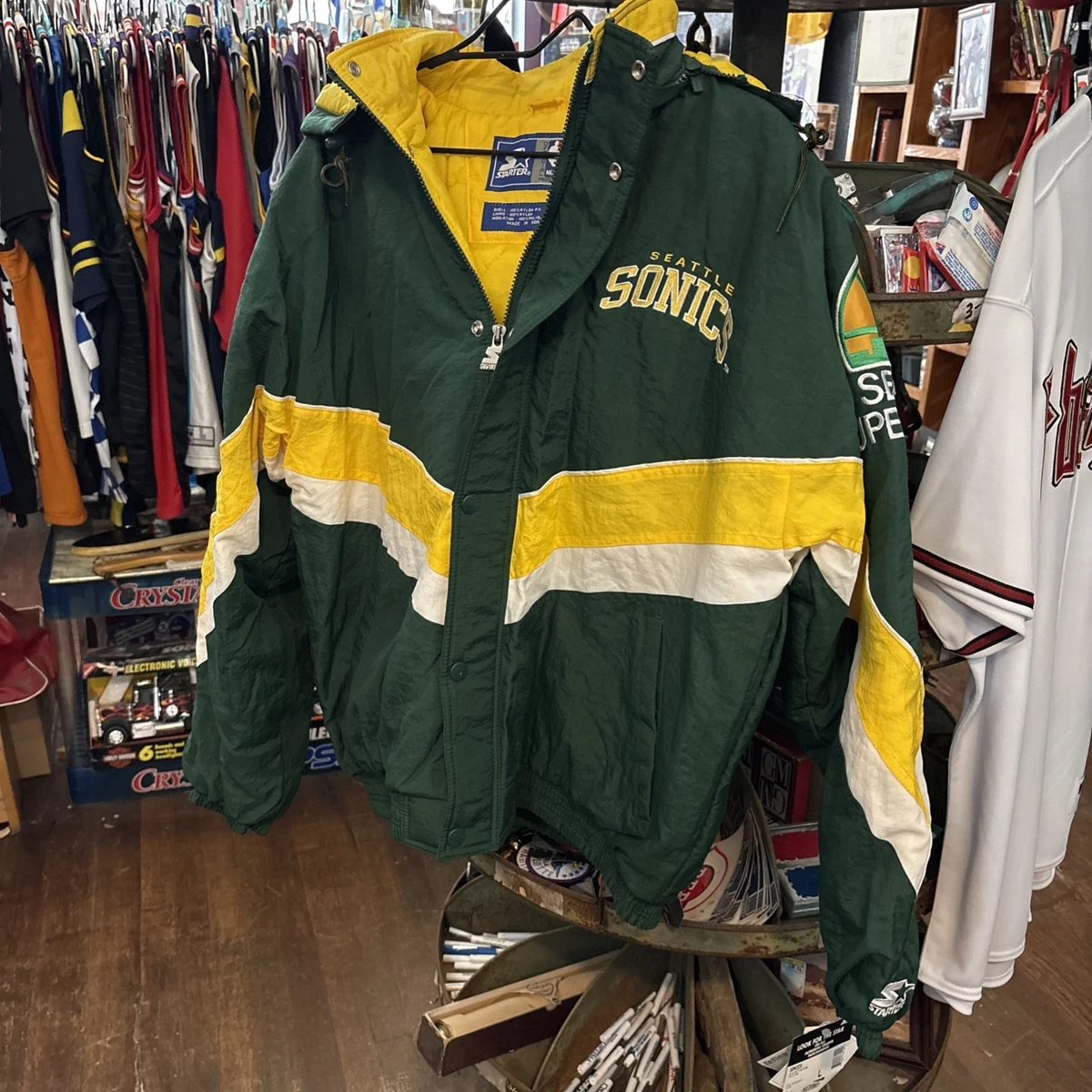 Preços baixos em Jaquetas Starter Seattle supersonics NBA | eBay