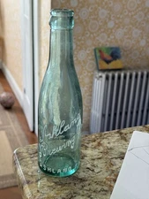 Vtg Aqua Crown Top Ashland Brewery Ashland Pa Bottle