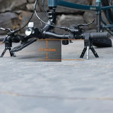 Portable Repair Stand V3 | Made in the USA | 3.7" Ground Offset, for Bicycles...