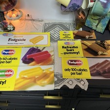 Lote de 90 pegatinas vintage de camiones de helados de los años 80 publicidad de paletas MIRA 👀