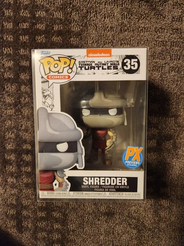 Funko Pop TMNT Comics Shredder 35 PX Previews Exclusive Vaulted W/Protector