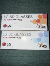 2 BOXES LG 3D Glasses  AG F200/AG F201: 4 BLA...
